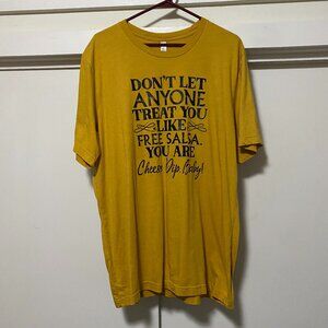Bella Canvas, short sleeve, yellow gold, graphic tee, size 2XL